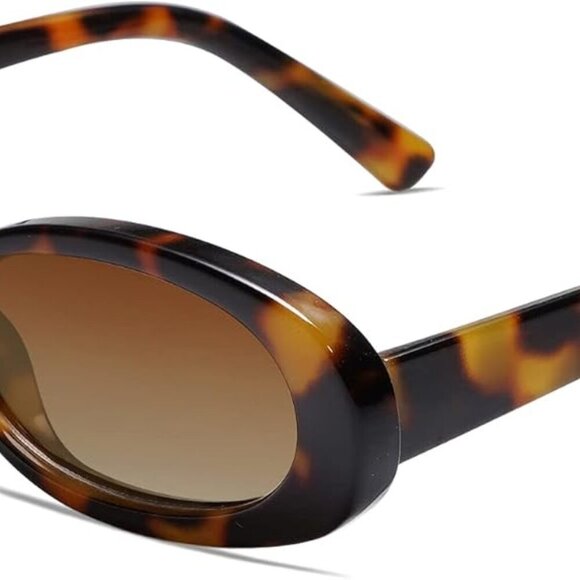 Polarized Retro Oval Sunglasses for Women and Men Small 90s Style VL9580 - Picture 1 of 5